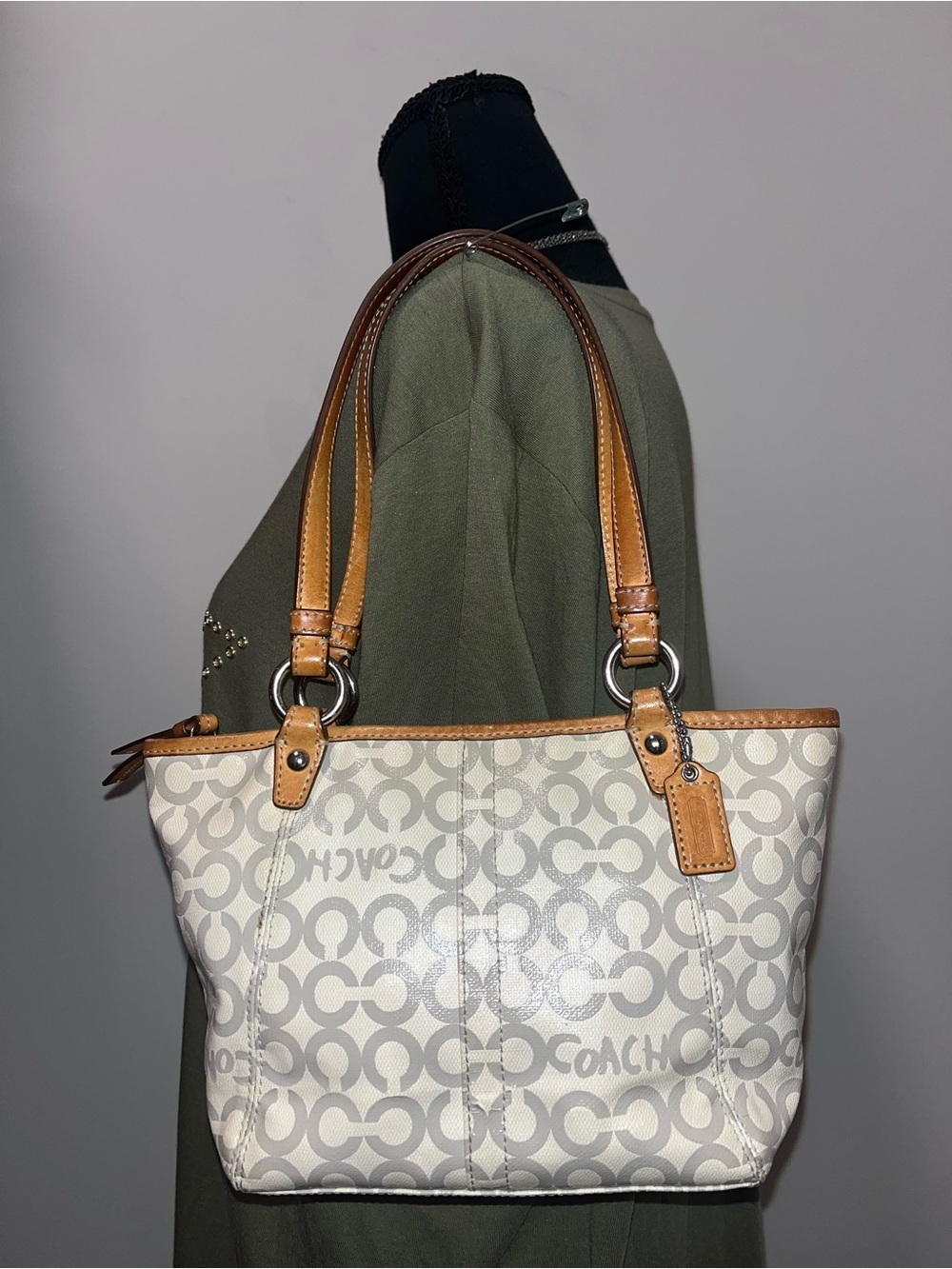 Coach Leah Op Art Mini Shoulder Bag